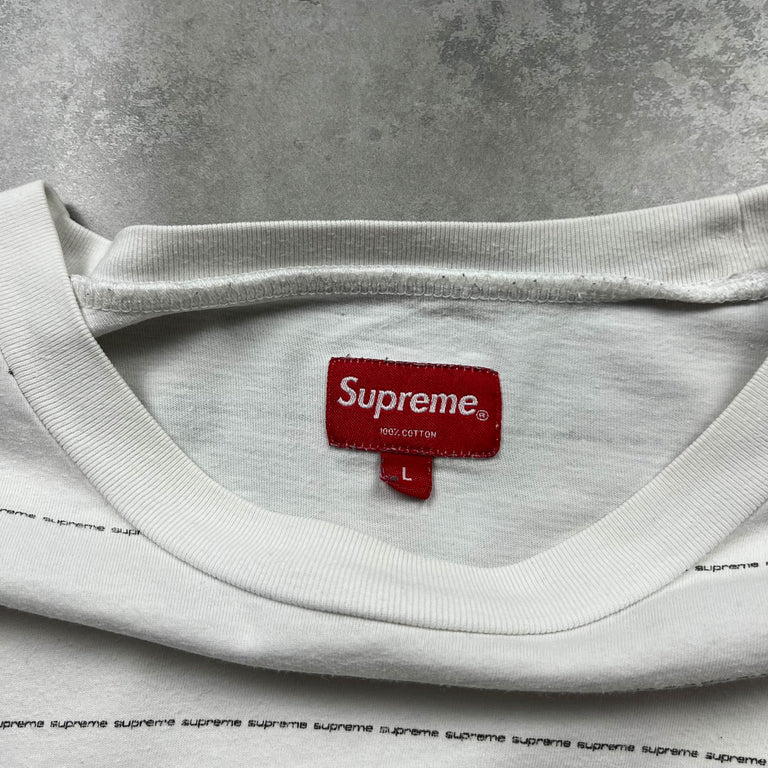 Supreme Logo Stripe L/S Top (2010s)