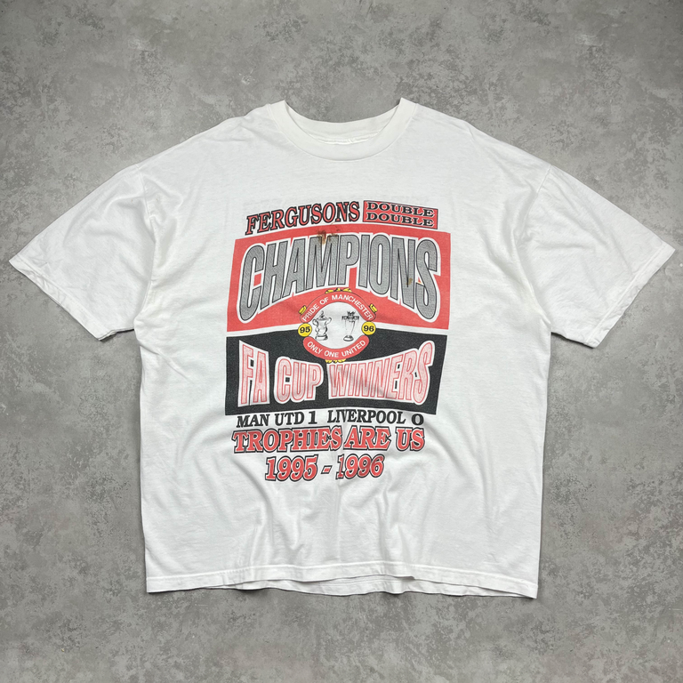 Man United Double Winners Tee (90s)