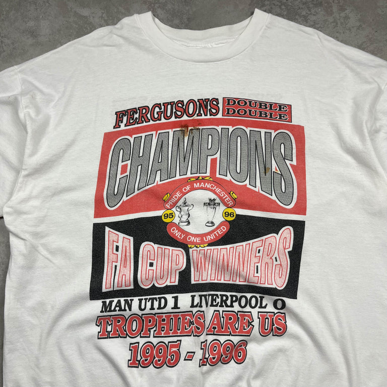Man United Double Winners Tee (90s)