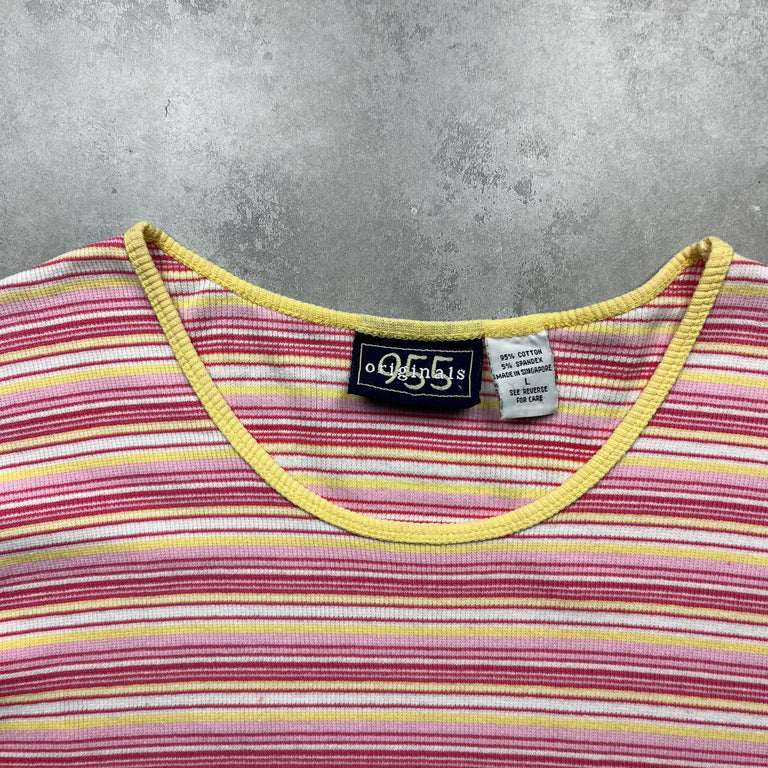 Striped Baby Tee (90s)