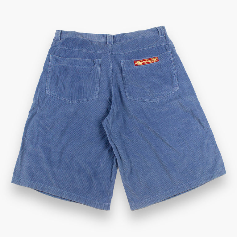 Blue Corduroy Shorts