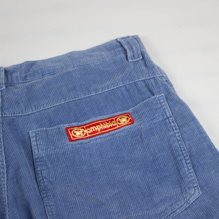 Blue Corduroy Shorts