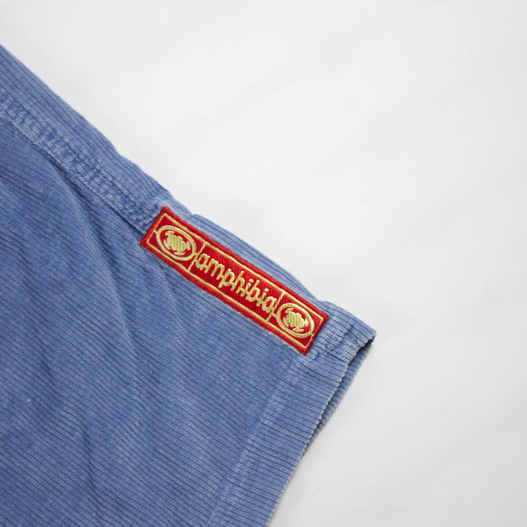Blue Corduroy Shorts