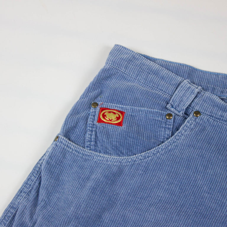 Blue Corduroy Shorts
