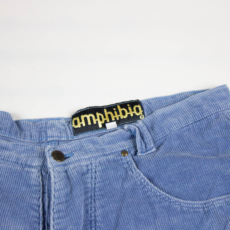 Blue Corduroy Shorts