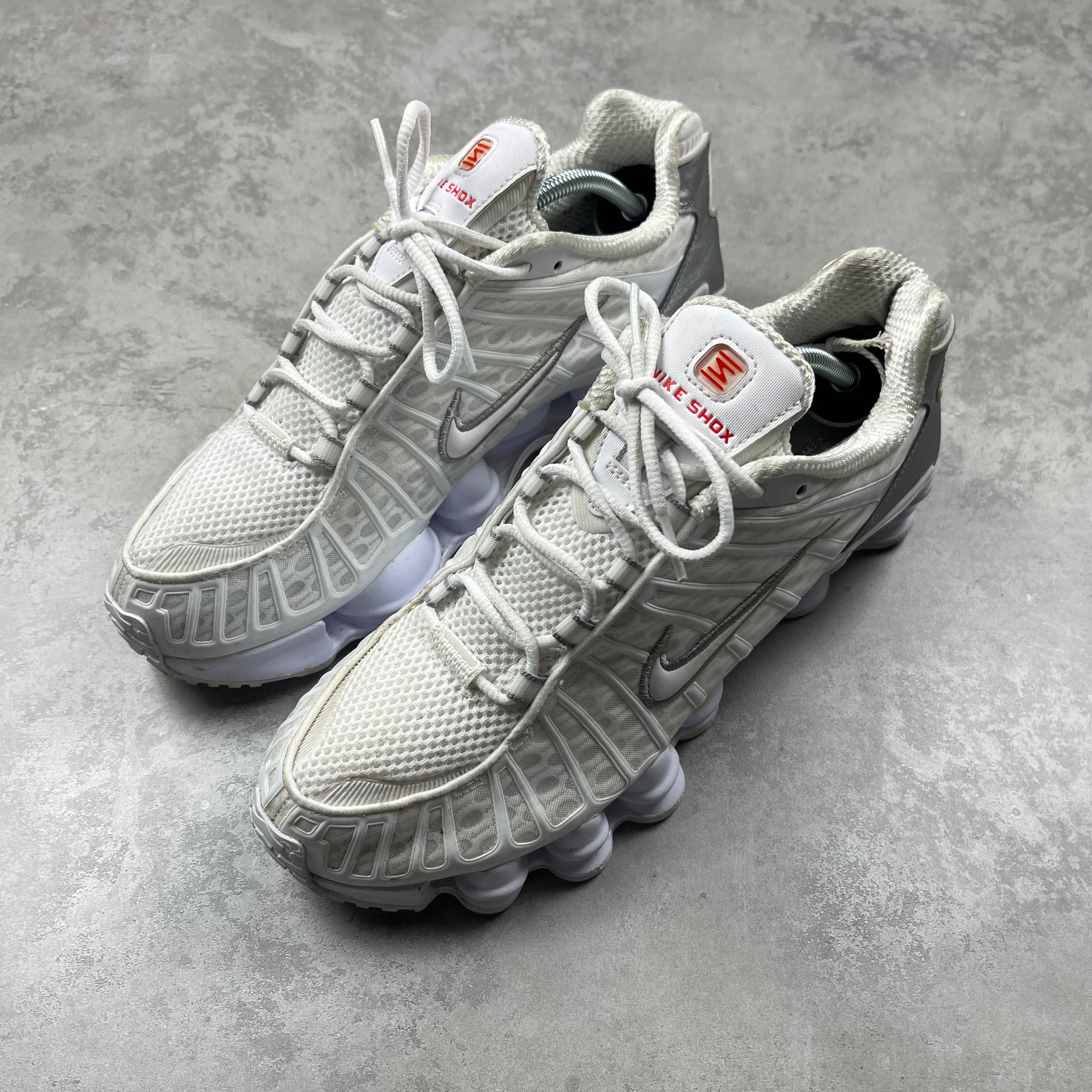 Nike Shox Triple White 2000s theblankhand