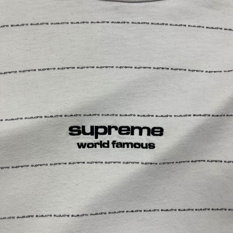 Supreme Logo Stripe L/S Top (2010s)