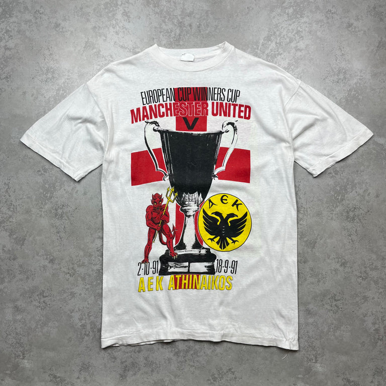 Man United European Cup Winners Tee (90s)