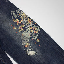 Load image into Gallery viewer, Karakuri Flower Jeans (2000s)
