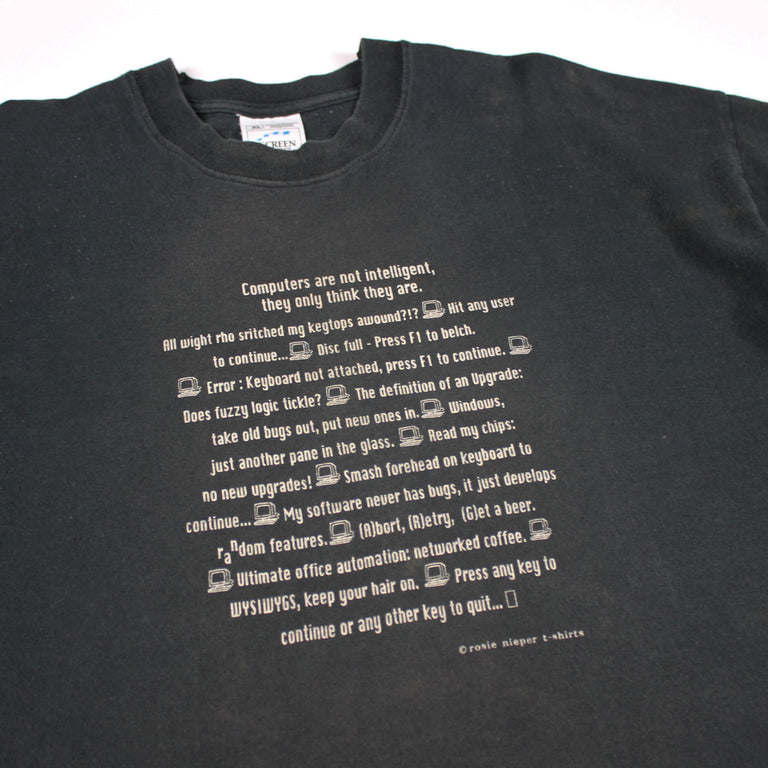 Computers Humour Tee (90s)