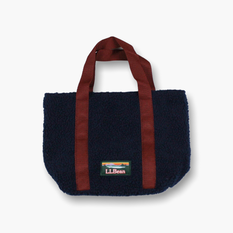 LL Bean Fleece Mini Tote (2010s)