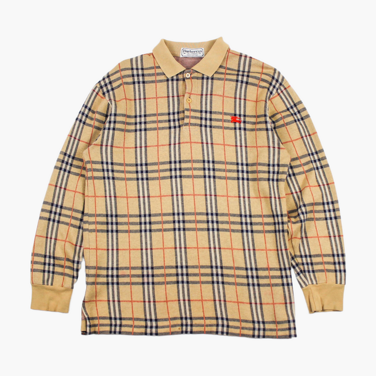 Burberry Longsleeve Polo Shirt (90s)